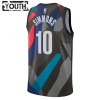 Canotte Bambino Brooklyn Nets Ben Simmons Nike 2023-24 City Edition Nero Swingman